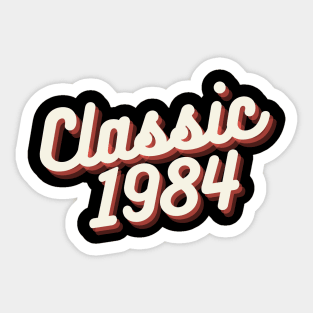 Classic 1984 Sticker